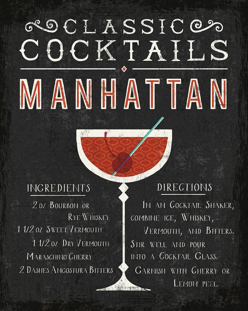 Classic Cocktails Manhattan by Michael Mullan