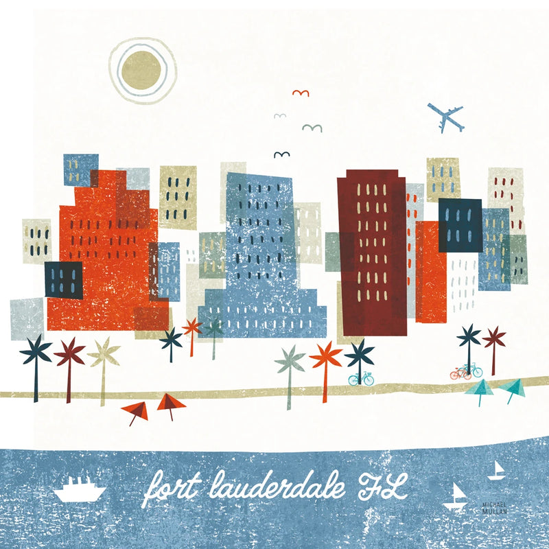 Colorful Fort Lauderdale by Michael Mullan