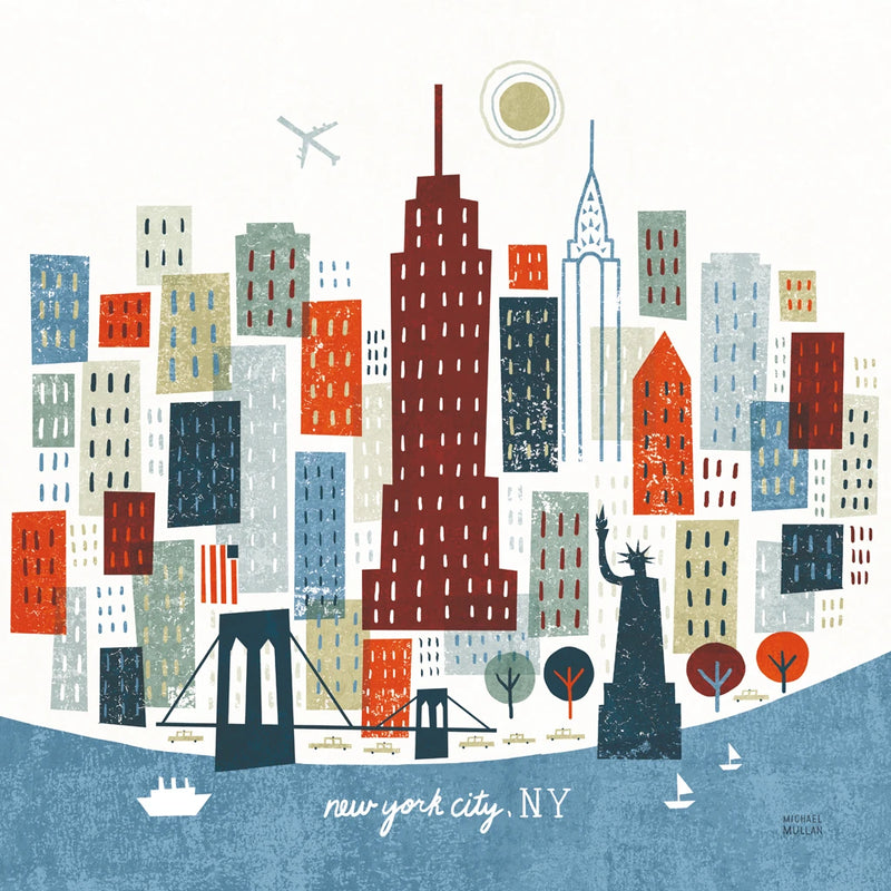 Colorful New York by Michael Mullan