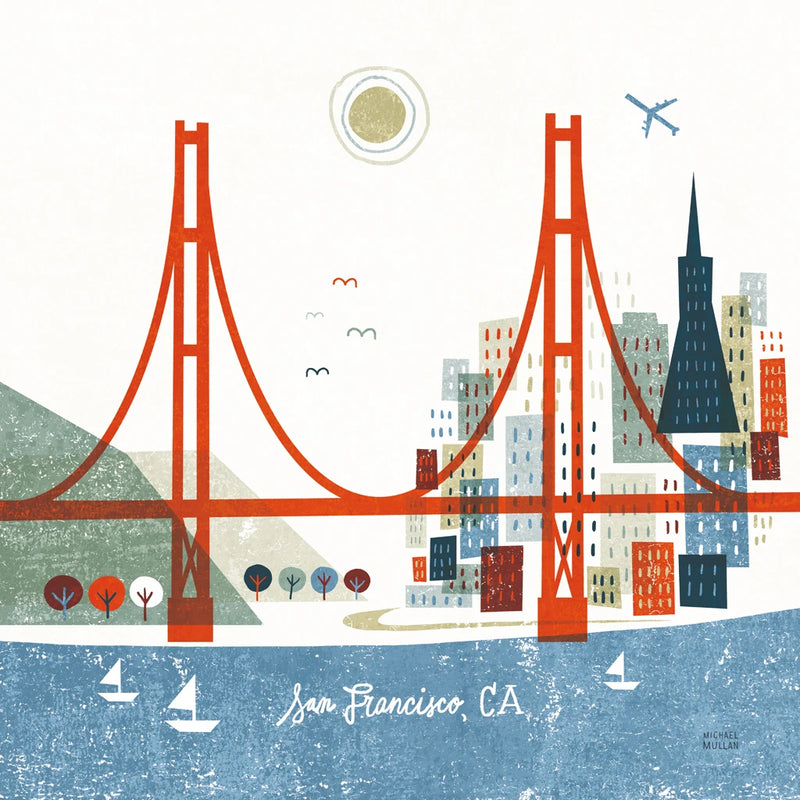 Colorful San Francisco by Michael Mullan