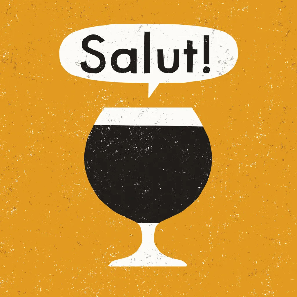 Craft Beer Salut by Michael Mullan. SKU 20355a. Archival Giclee Fine art print for wall decor.
