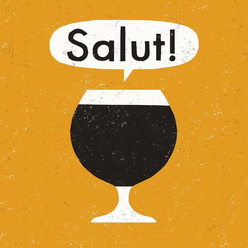 Craft Beer Salut by Michael Mullan. SKU 20355a. Archival Giclee Fine art print for wall decor.
