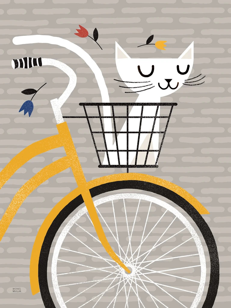 Cruising Cat Yellow by Michael Mullan