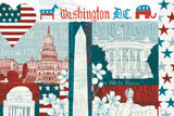 DC Icons by Michael Mullan. SKU 50698i. Archival Giclee Fine art print for wall decor.
