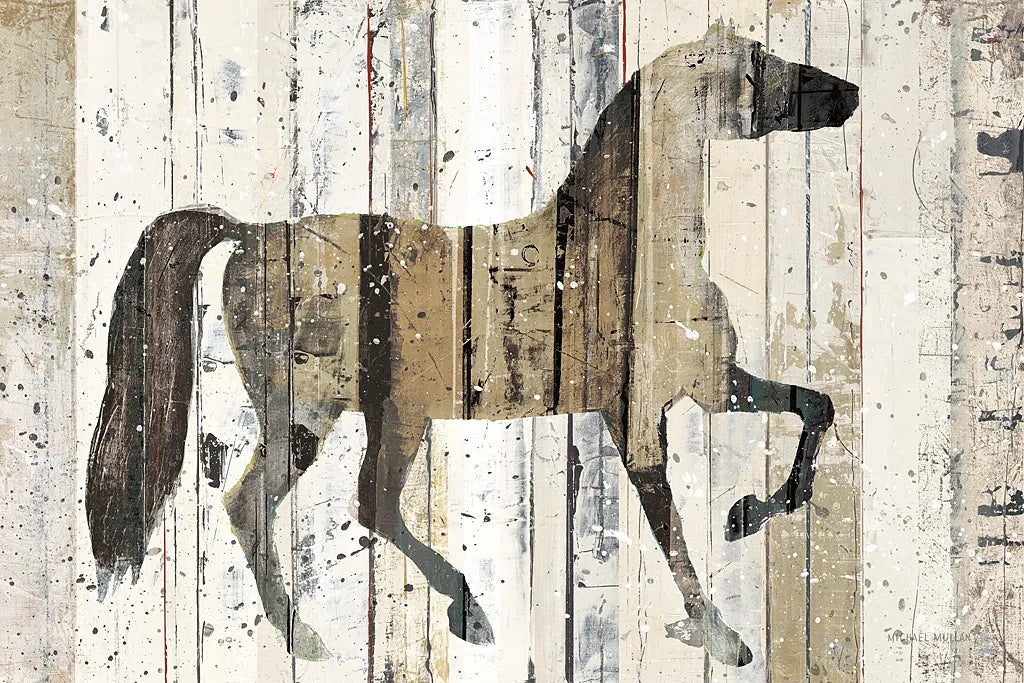 Dark Horse by Michael Mullan. SKU 13372i. Archival Giclee Fine art print for wall decor.