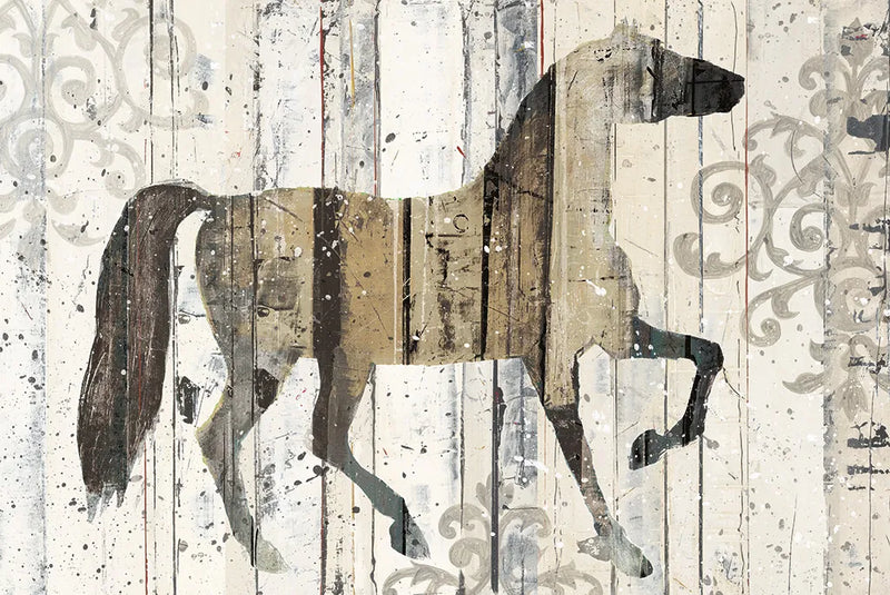 Dark Horse Filigree by Michael Mullan. SKU 51280i. Archival Giclee Fine art print for wall decor.
