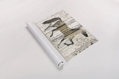 Dark Horse Filigree by Michael Mullan. shown as a rolled paper print. Available as archival giclee rolled canvas, fine art paper, or poster print. SKU 51280i.