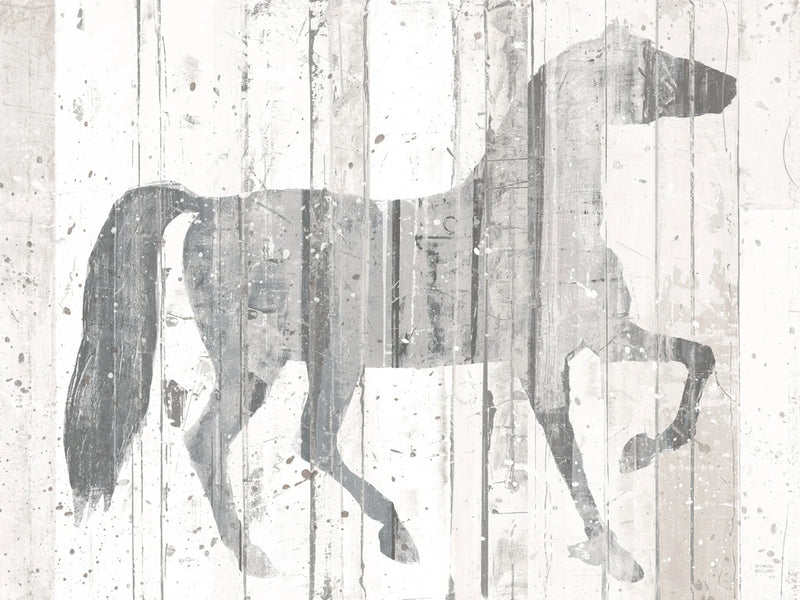 Dark Horse Gray Crop by Michael Mullan