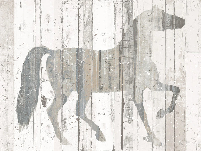 Dark Horse Warm Gray Crop by Michael Mullan