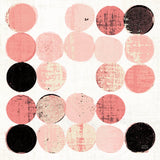 Dots II Square I Pink Black by Michael Mullan. SKU 53752a. Archival Giclee Fine art print for wall decor.