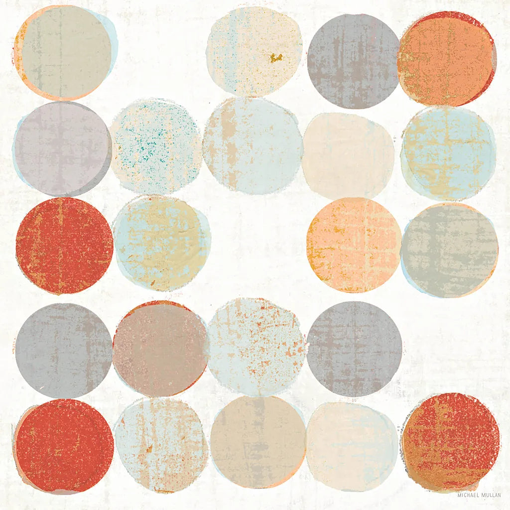 Dots II Square II by Michael Mullan. SKU 26908a. Archival Giclee Fine art print for wall decor.