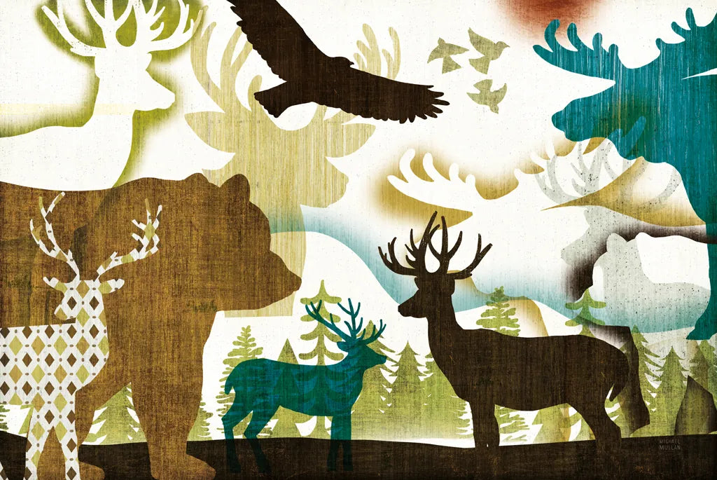 Dweller Collage I by Michael Mullan. SKU 41706i. Archival Giclee Fine art print for wall decor.