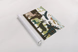 Dweller Collage II Plaid by Michael Mullan. shown as a rolled paper print. Available as archival giclee rolled canvas, fine art paper, or poster print. SKU 50496i.