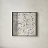 Earth Matter I by Michael Mullan. Shown in a sleek black glass frame for a contemporary gallery look. Available as an archival giclee rolled canvas, fine art paper, or poster print. SKU 3356a.