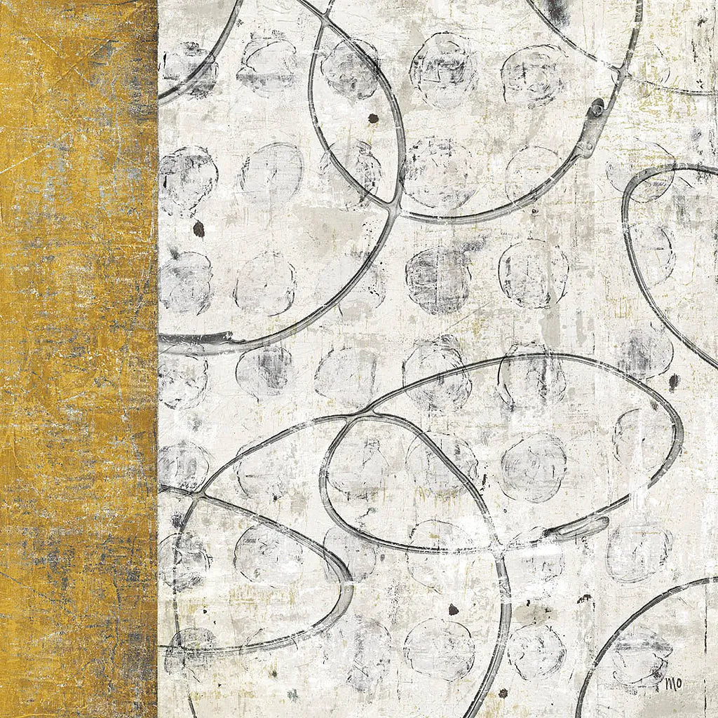 Earth Matter I Gold by Michael Mullan. SKU 30295a. Archival Giclee Fine art print for wall decor.