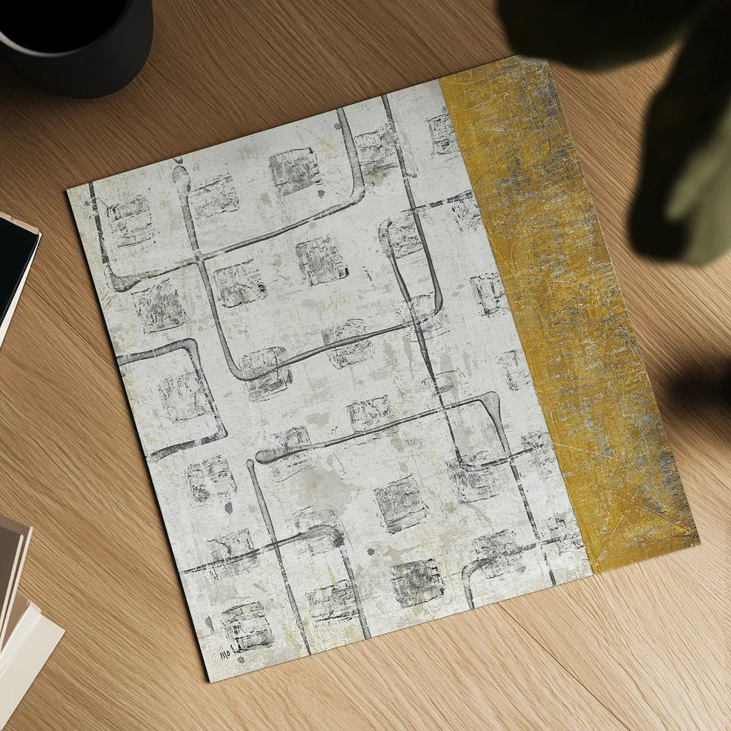 Earth Matter II Gold by Michael Mullan. Shown as a detailed flat fine art print, highlighting archival giclee quality. Available as an archival giclee rolled canvas, fine art paper, or poster print. SKU 30296a.