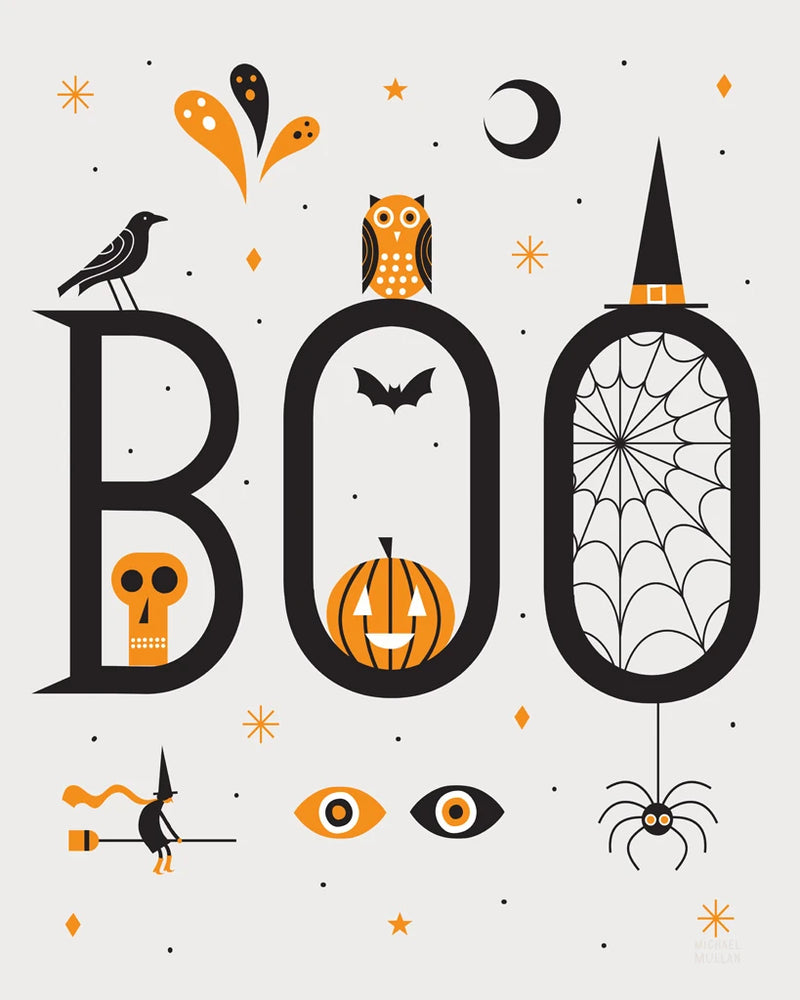 Festive Fright Boo by Michael Mullan
