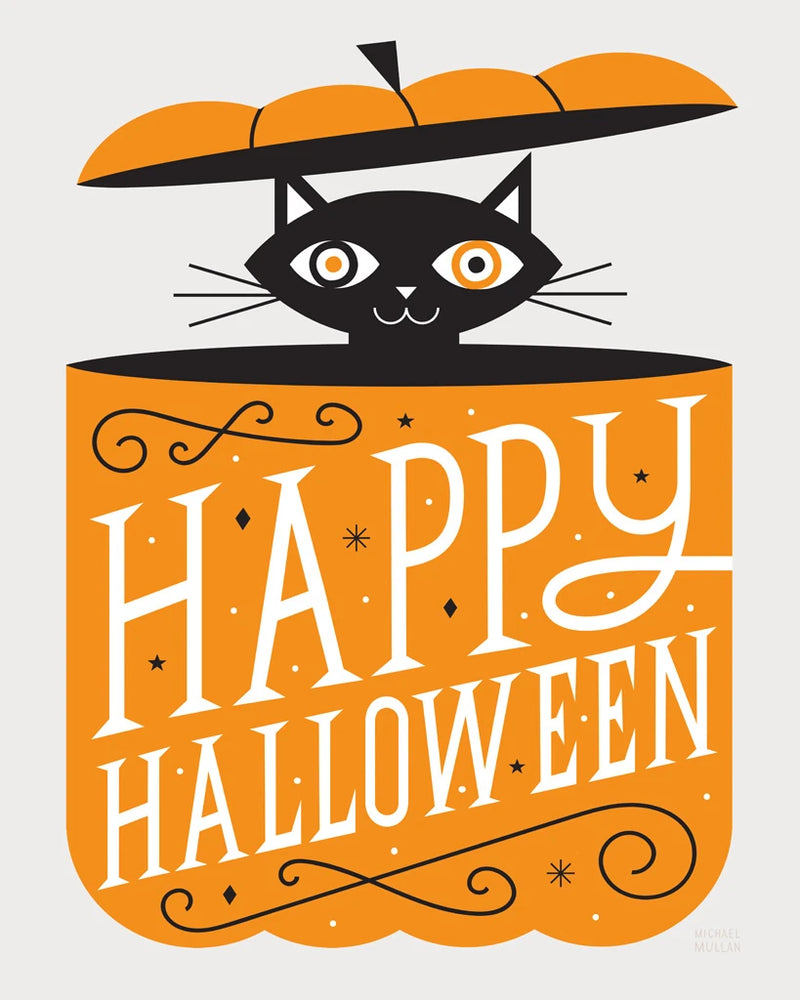 Festive Fright Cat by Michael Mullan