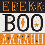 Festive Fright EEK BOO AHH by Michael Mullan. SKU 48260a. Archival Giclee Fine art print for wall decor.