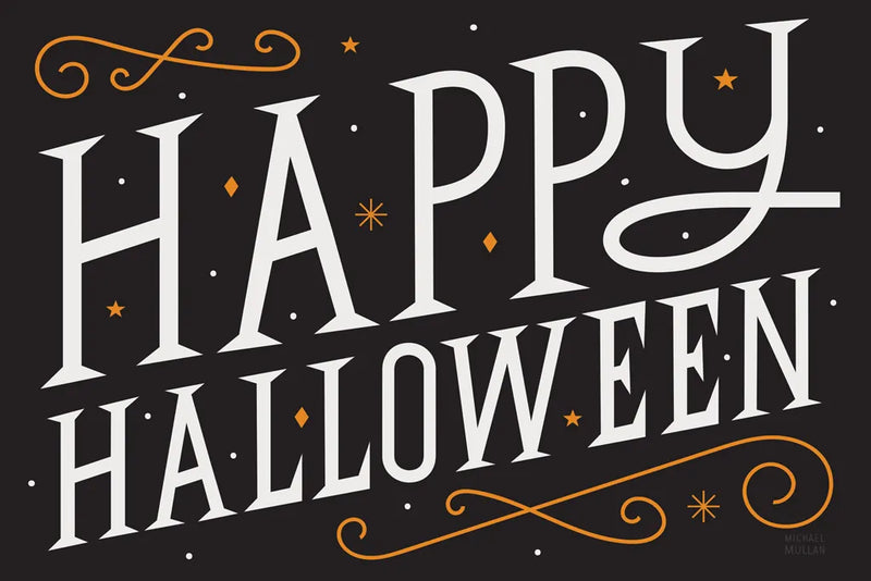 Festive Fright I by Michael Mullan. SKU 48263i. Archival Giclee Fine art print for wall decor.