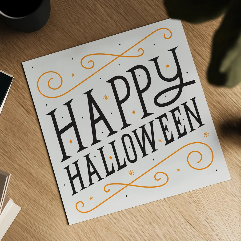 Festive Fright II by Michael Mullan. Shown as a detailed flat fine art print, highlighting archival giclee quality. Available as an archival giclee rolled canvas, fine art paper, or poster print. SKU 48264a.