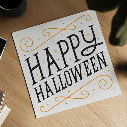 Festive Fright II by Michael Mullan. Shown as a detailed flat fine art print, highlighting archival giclee quality. Available as an archival giclee rolled canvas, fine art paper, or poster print. SKU 48264a.