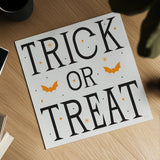 Festive Fright Trick or Treat II by Michael Mullan. Shown as a detailed flat fine art print, highlighting archival giclee quality. Available as an archival giclee rolled canvas, fine art paper, or poster print. SKU 48269a.
