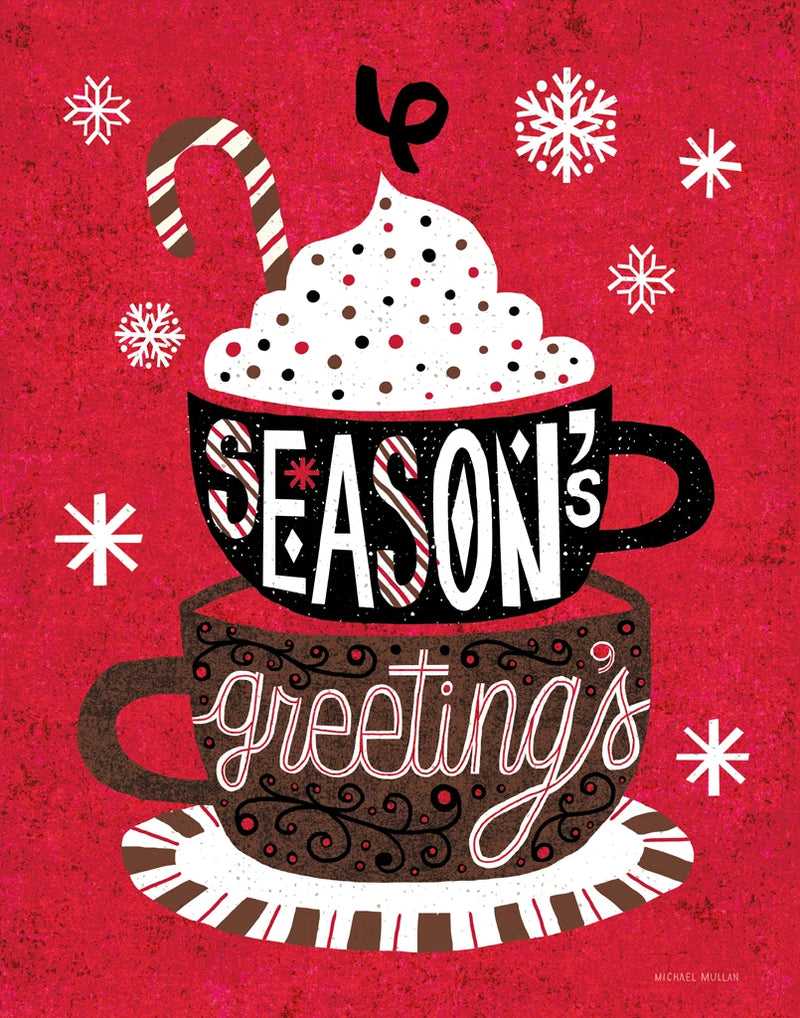 Festive Holiday Cocoa Seasons Greetings v2 by Michael Mullan