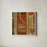 Fire Crop by Michael Mullan. Shown in a crisp white glass frame for a clean and minimalist style. Available as an archival giclee rolled canvas, fine art paper, or poster print. SKU 50636a.