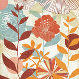 Floral Burst III Warm by Michael Mullan. SKU 61998a. Archival Giclee Fine art print for wall decor.