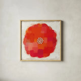Flower Power by Michael Mullan. Shown in a natural wood glass frame for a timeless modern aesthetic. Available as an archival giclee rolled canvas, fine art paper, or poster print. SKU 14920a.
