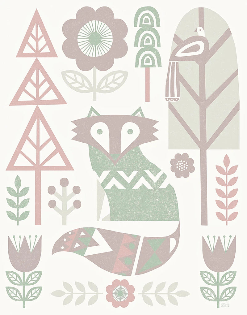 Folk Lodge Fox v2 Hygge by Michael Mullan