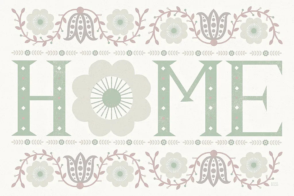 Folk Lodge Home v2 Hygge by Michael Mullan. SKU 33770i. Archival Giclee Fine art print for wall decor.