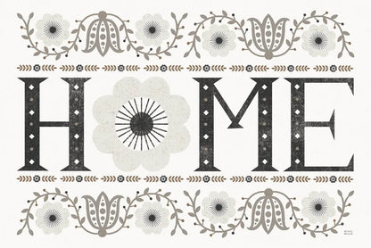 Folk Lodge Home v2 Neutral by Michael Mullan. SKU 51126i. Archival Giclee Fine art print for wall decor.