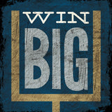 Football VI Blue by Michael Mullan. SKU 20351a. Archival Giclee Fine art print for wall decor.