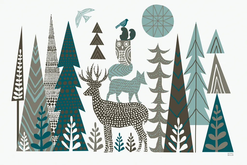 Forest Folklore by Michael Mullan. SKU 31002i. Archival Giclee Fine art print for wall decor.