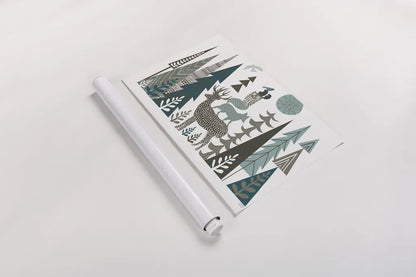 Forest Folklore by Michael Mullan. shown as a rolled paper print. Available as archival giclee rolled canvas, fine art paper, or poster print. SKU 31002i.