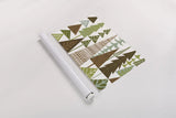 Forest Folklore Green Trees by Michael Mullan. shown as a rolled paper print. Available as archival giclee rolled canvas, fine art paper, or poster print. SKU 21524i.