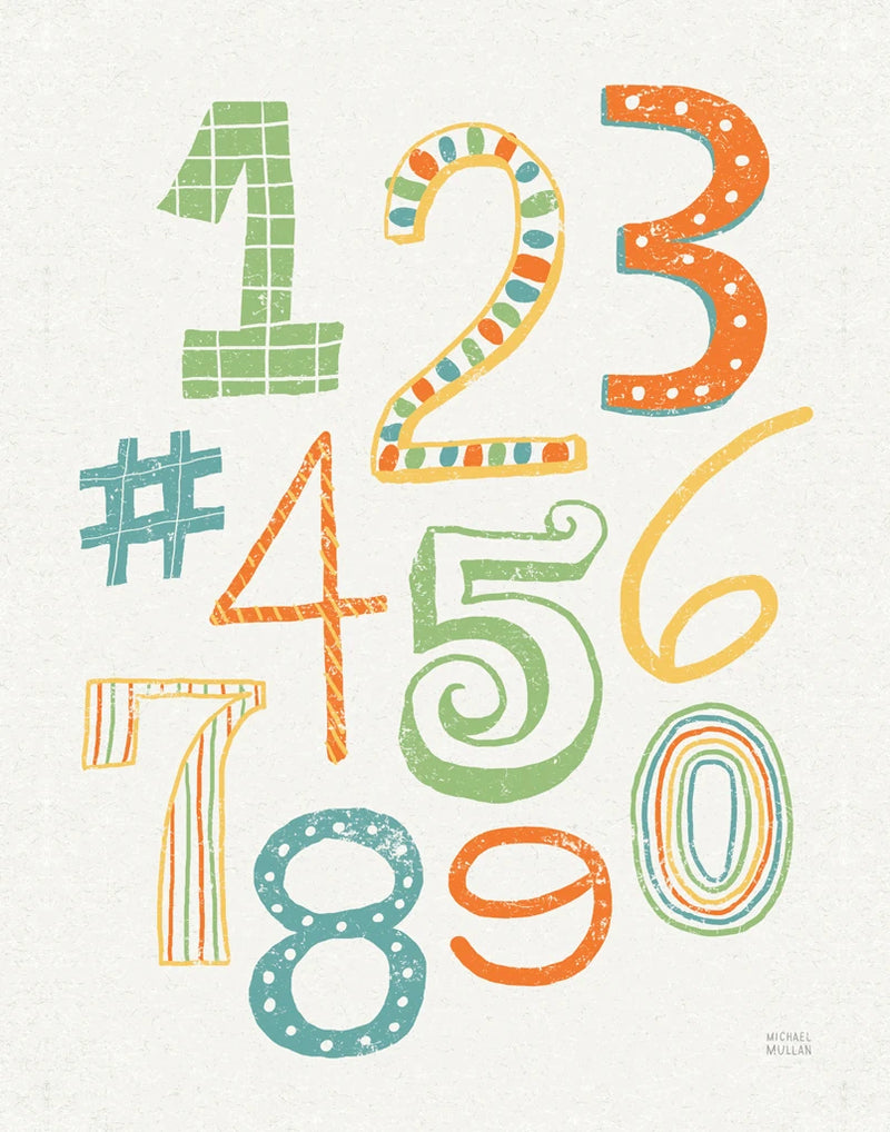 Funky Letters Bright by Michael Mullan