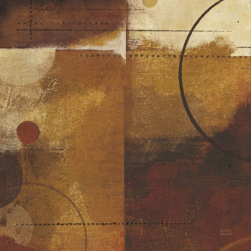 Geometric Spice II by Michael Mullan. SKU 2049a. Archival Giclee Fine art print for wall decor.
