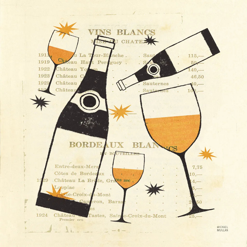 Good Cheer II Tangerine by Michael Mullan. SKU 8187a. Archival Giclee Fine art print for wall decor.