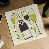 Good Cheer III Square Lime by Michael Mullan. Shown as a detailed flat fine art print, highlighting archival giclee quality. Available as an archival giclee rolled canvas, fine art paper, or poster print. SKU 49876a.