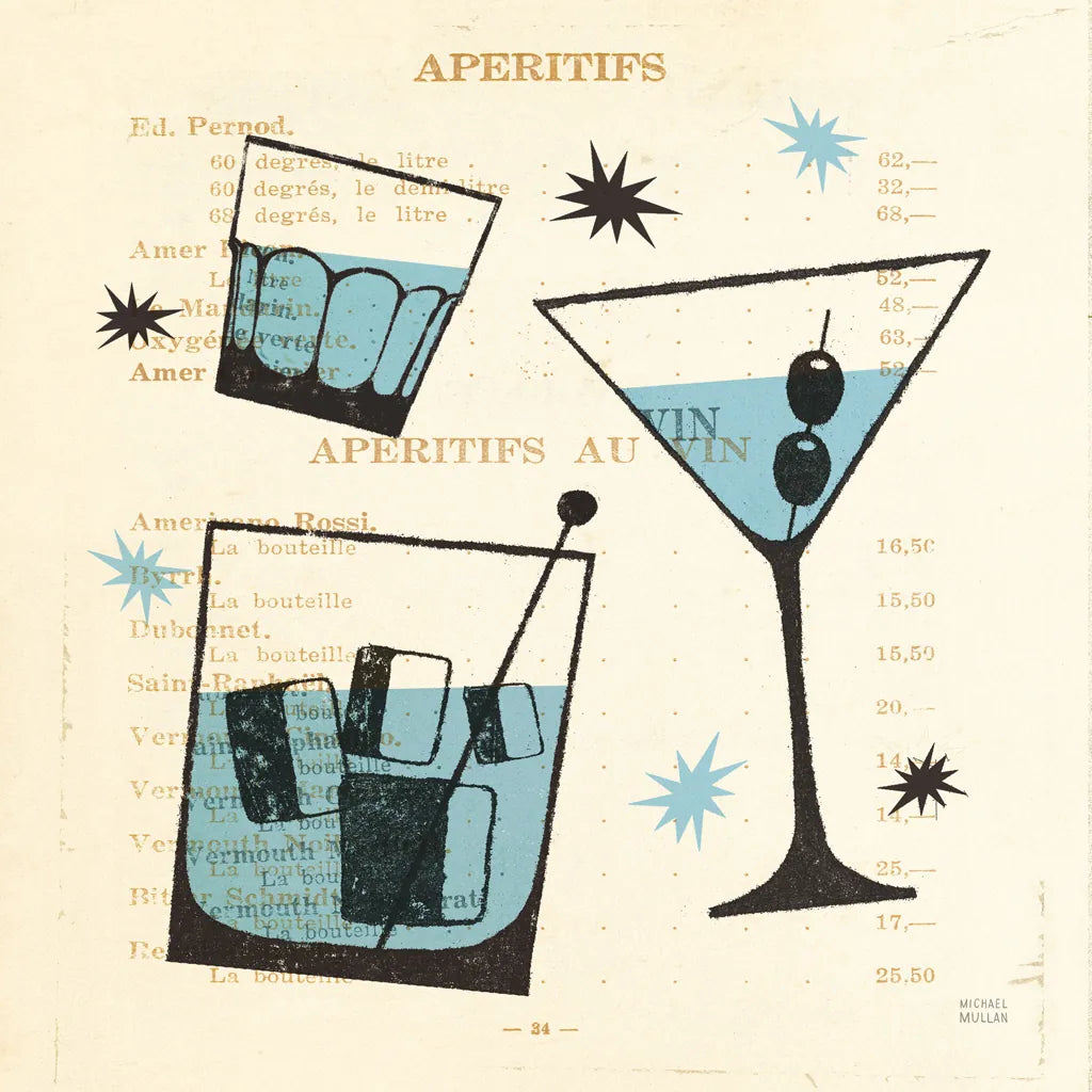 Good Cheer IV Square by Michael Mullan. SKU 49873a. Archival Giclee Fine art print for wall decor.