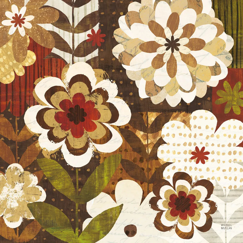 Happy Daisy Garden by Michael Mullan. SKU 50613a. Archival Giclee Fine art print for wall decor.