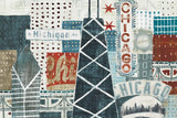 Hey Chicago III by Michael Mullan. SKU 80623i. Archival Giclee Fine art print for wall decor.