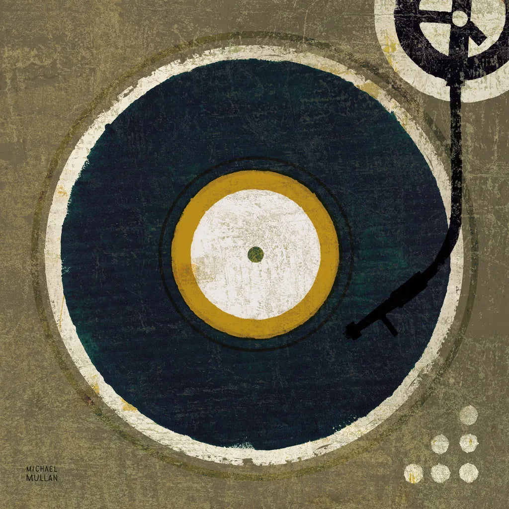 High Fidelity Square I by Michael Mullan. SKU 50424a. Archival Giclee Fine art print for wall decor.