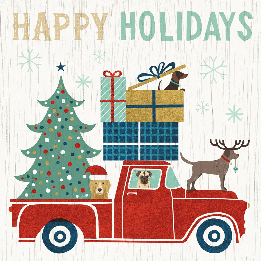 Holiday on Wheels III by Michael Mullan. SKU 21794a. Archival Giclee Fine art print for wall decor.