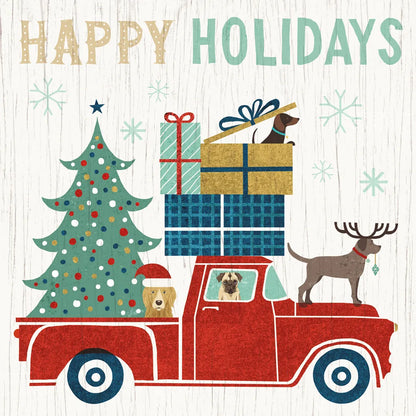 Holiday on Wheels III by Michael Mullan. SKU 21794a. Archival Giclee Fine art print for wall decor.