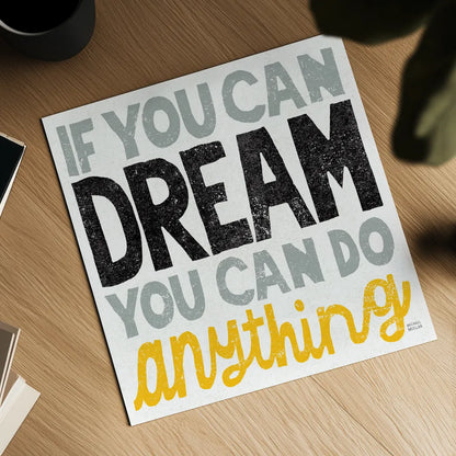 If You Can Dream Gold by Michael Mullan. Shown as a detailed flat fine art print, highlighting archival giclee quality. Available as an archival giclee rolled canvas, fine art paper, or poster print. SKU 18280a.