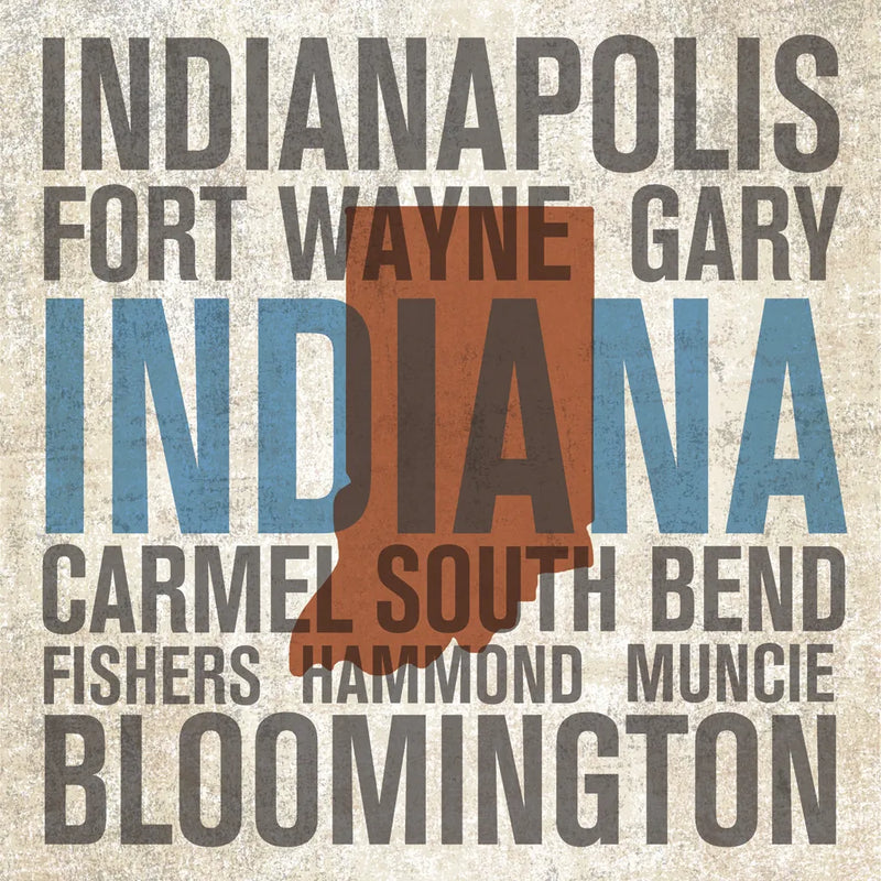 Indiana by Michael Mullan. SKU 18063a. Archival Giclee Fine art print for wall decor.